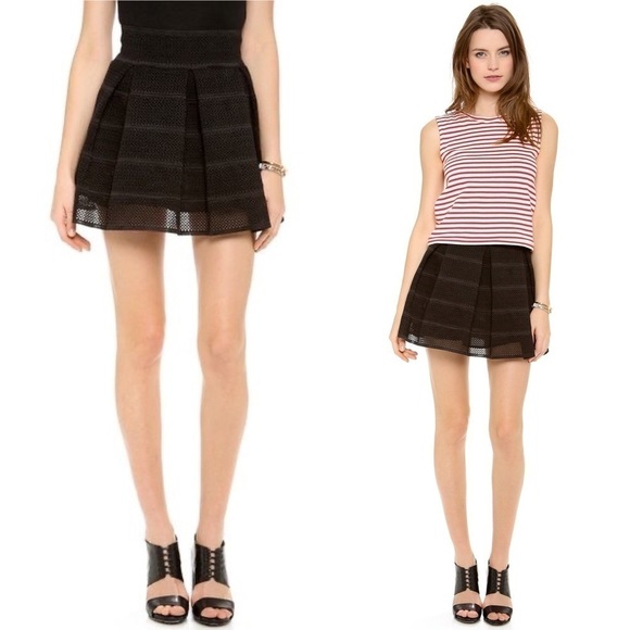 Endless Rose Black Pleated Mini Skirt S - Picture 2 of 8